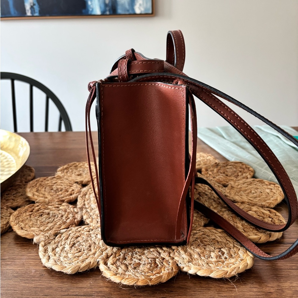 🌴3/$15 🌴Zara Brown Crossbody Bag with Tassel - Picture 2 of 6